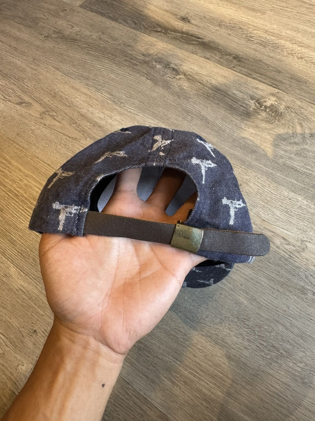 Supreme SUPREME DENIM JACQUARD UZI 5 FANEL CAP Size ONE SIZE - 4 Thumbnail