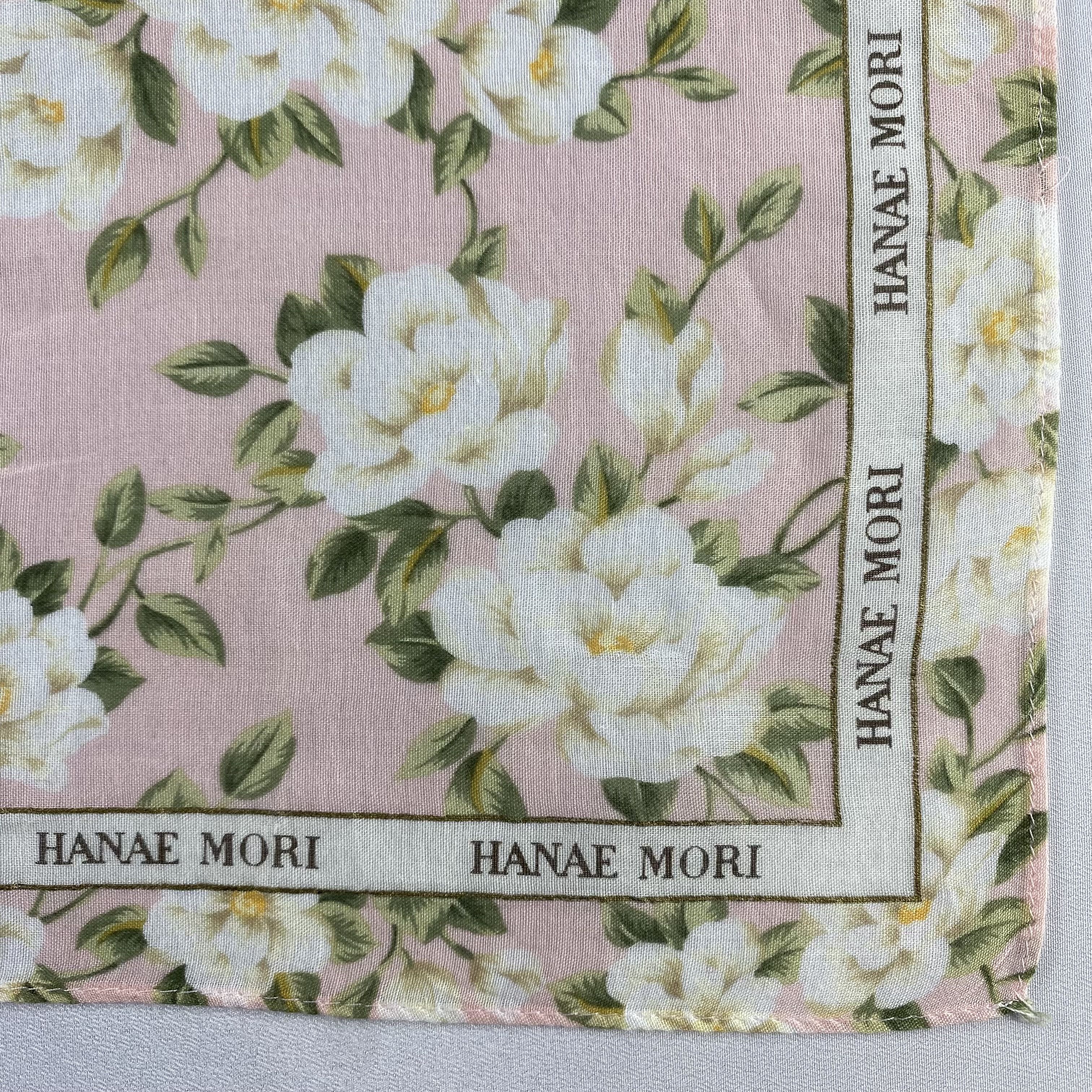 Hanae Mori × Vintage Hanae Mori Bandana/ Handkerchief / Neckerchief-P1456 Size ONE SIZE - 4 Thumbnail