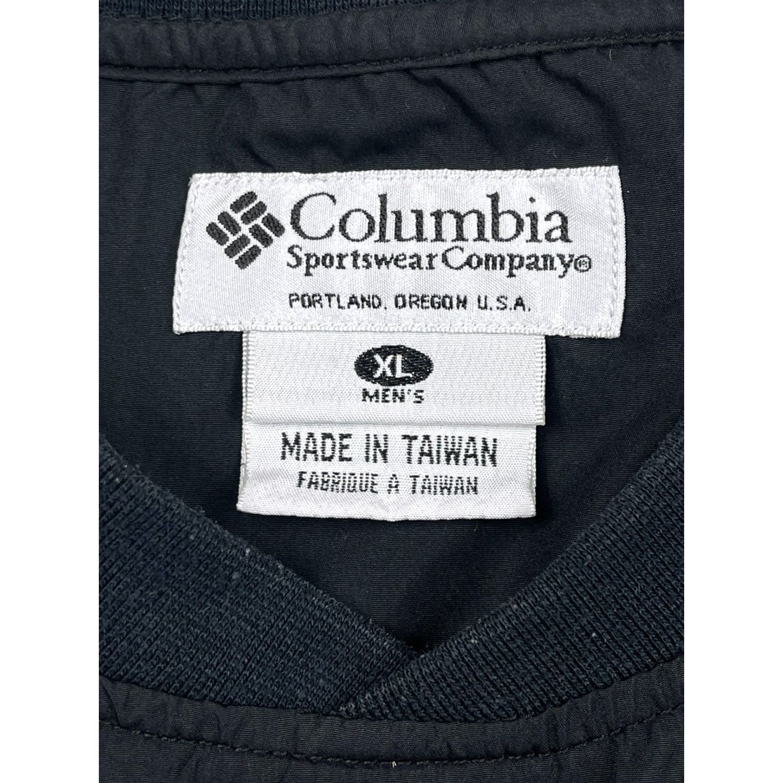 Vintage VINTAGE Columbia Windbreaker Jacket XL Men Black Zip Pockets Packable 90s Golf Hiking Size US XL / EU 56 / 4 - 3 Thumbnail