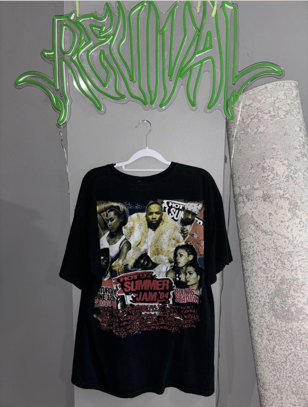 Vintage 2004 hot 97 summer jam rap tee 50 cent Juelz Santana g-uint Size US XL / EU 56 / 4 - 4 Thumbnail