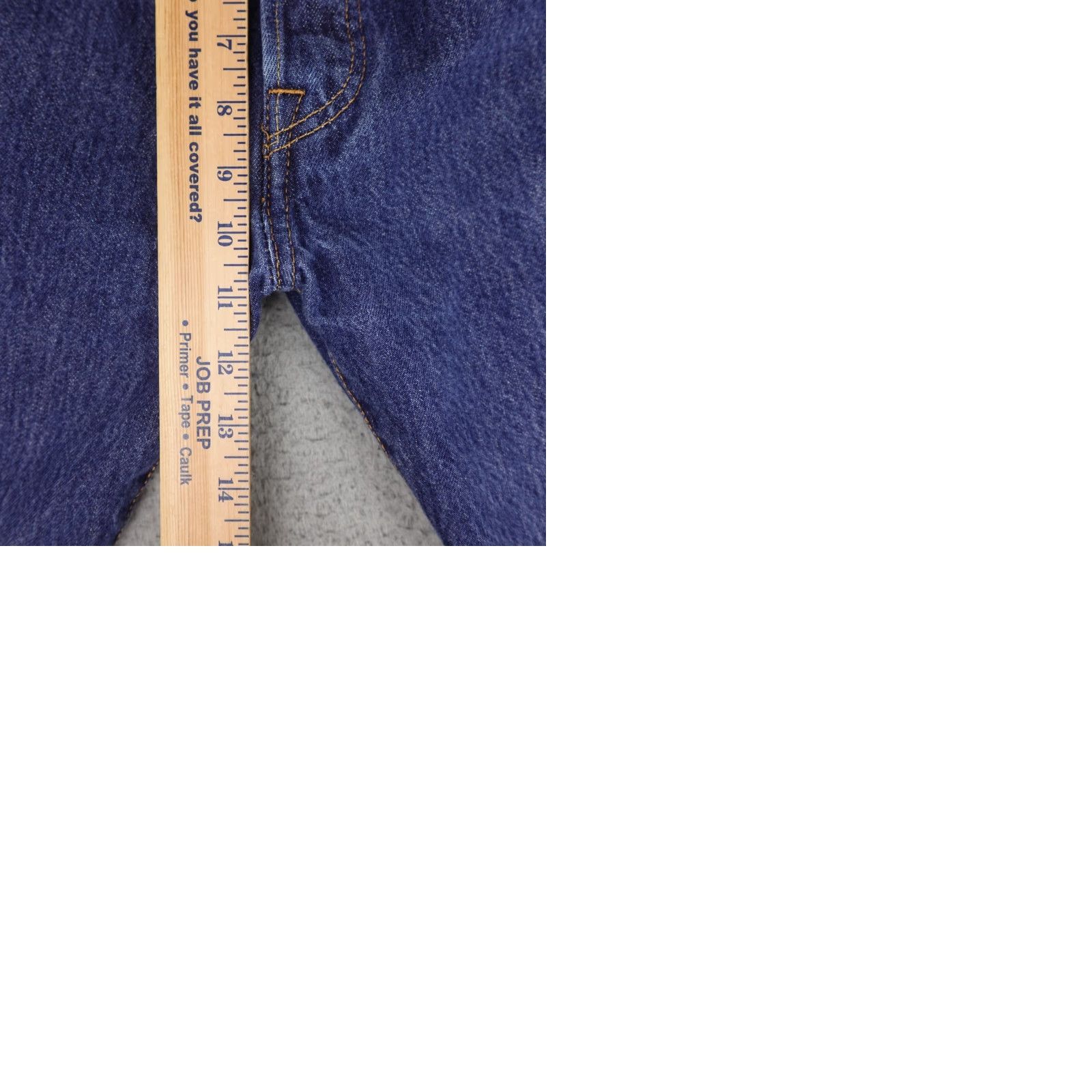 Levi's Levi's 501 Jeans Mens 36X32 Blue Denim Dark Wash Button Fly Red Tab Jeans 501 Regular Fit Size US 36 / EU 52 - 10 Thumbnail