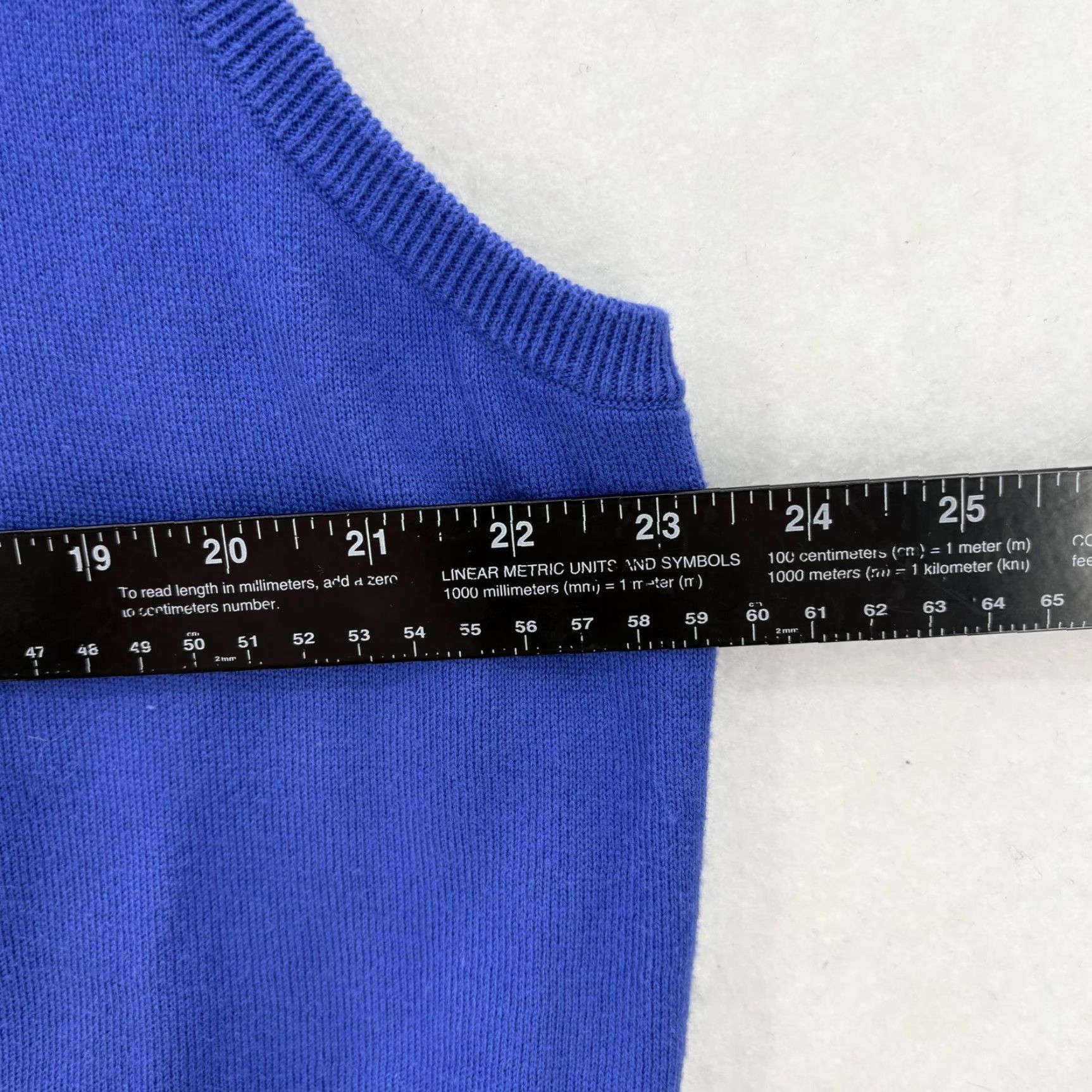 Polo Ralph Lauren Polo Ralph Lauren Polo Golf Sweater Vest Mens XL Blue Cotton V-Neck Knit Vest Size US XL / EU 56 / 4 - 7 Thumbnail
