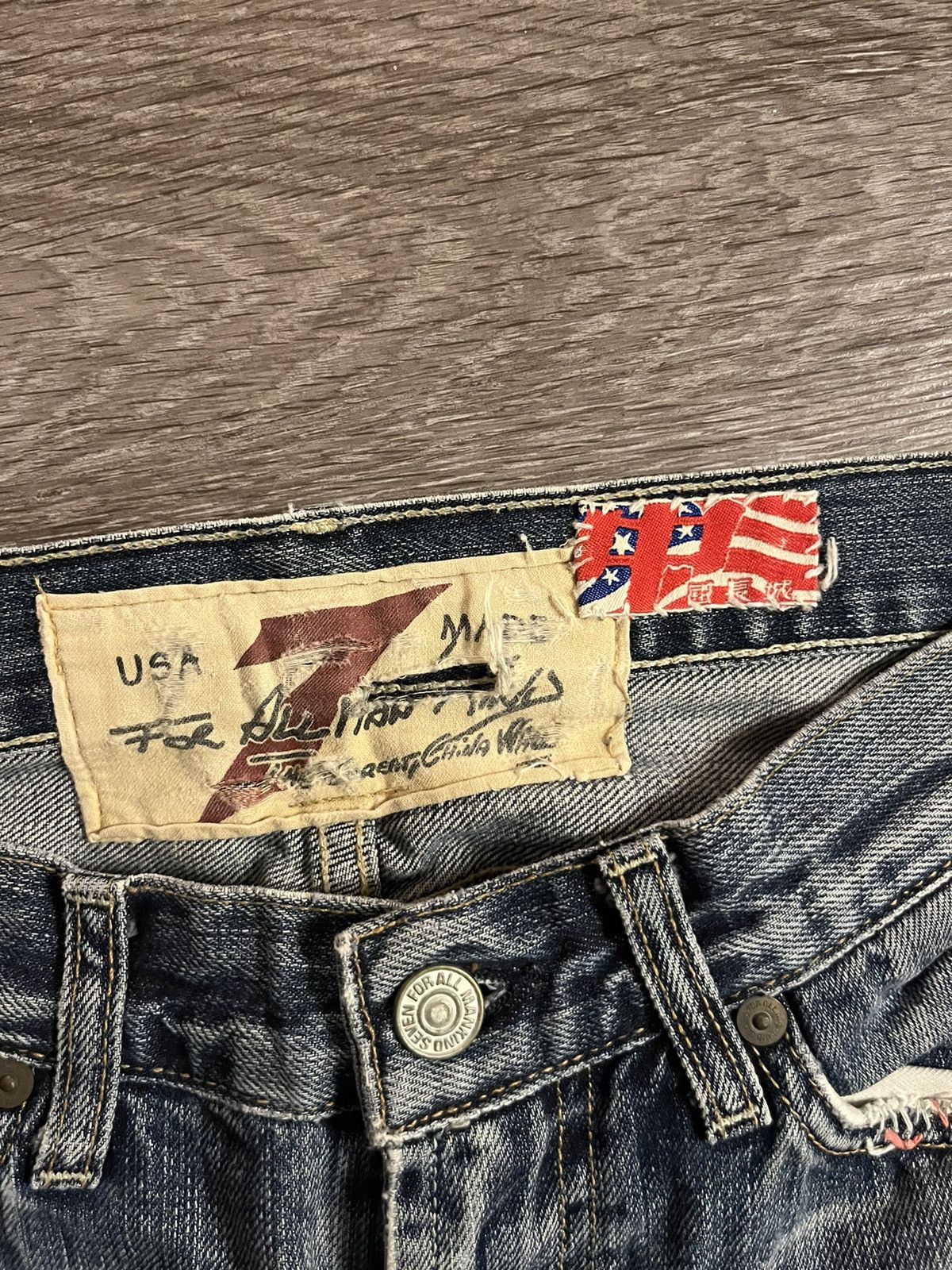 7 For All Mankind × The Great China Wall Great China Wall x Seven for all Mankind Studded Jeans Size US 30 / EU 46 - 2 Thumbnail