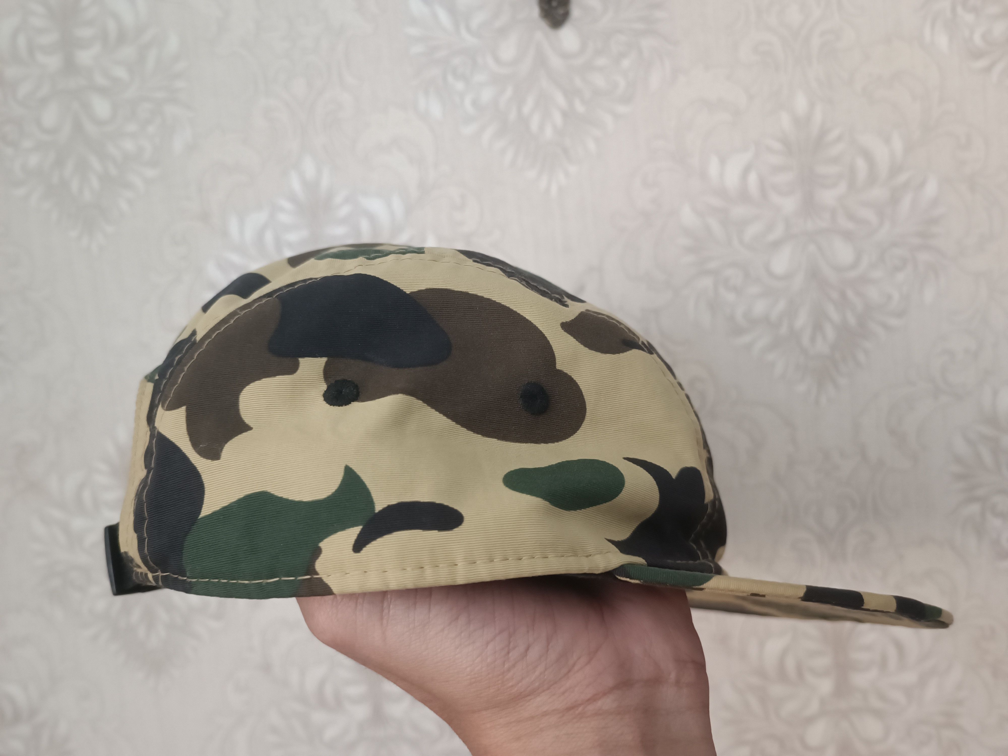 Bape ♦️Yellow Camo Bape X New Era 5 Panel Cap Size ONE SIZE - 7 Thumbnail
