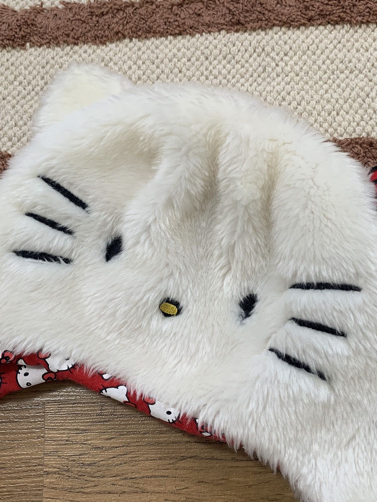 Cartoon Network CUTE HELLO KITTY MOHAIR Y2K HAT Size ONE SIZE - 3 Thumbnail