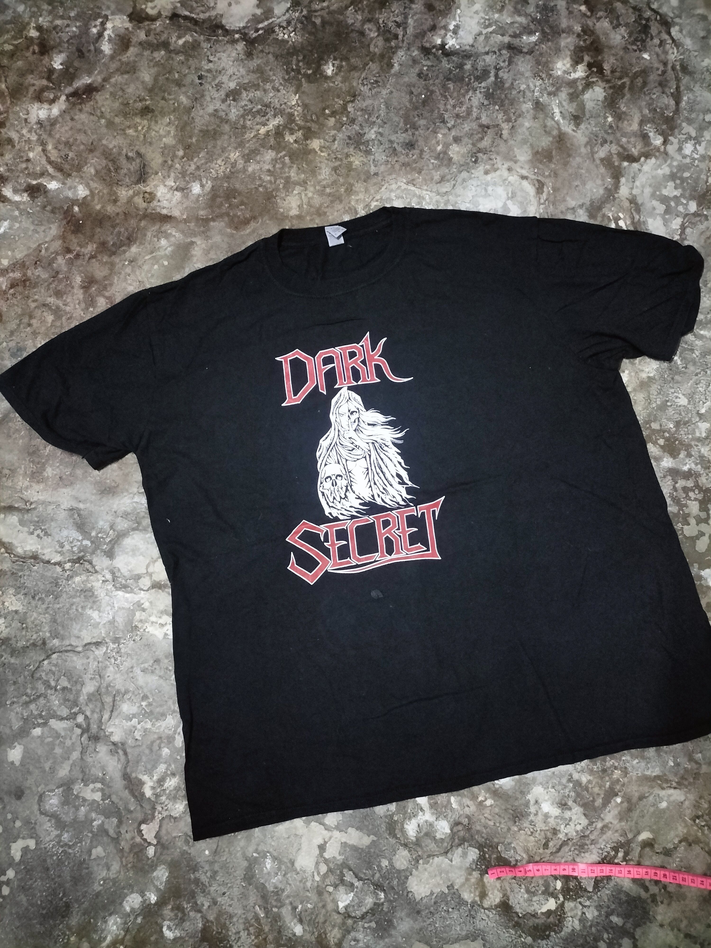 Band Tees The Dark Secret Album The Secret is Out 2021 Metal Code band Size US XL / EU 56 / 4 - 2 Thumbnail