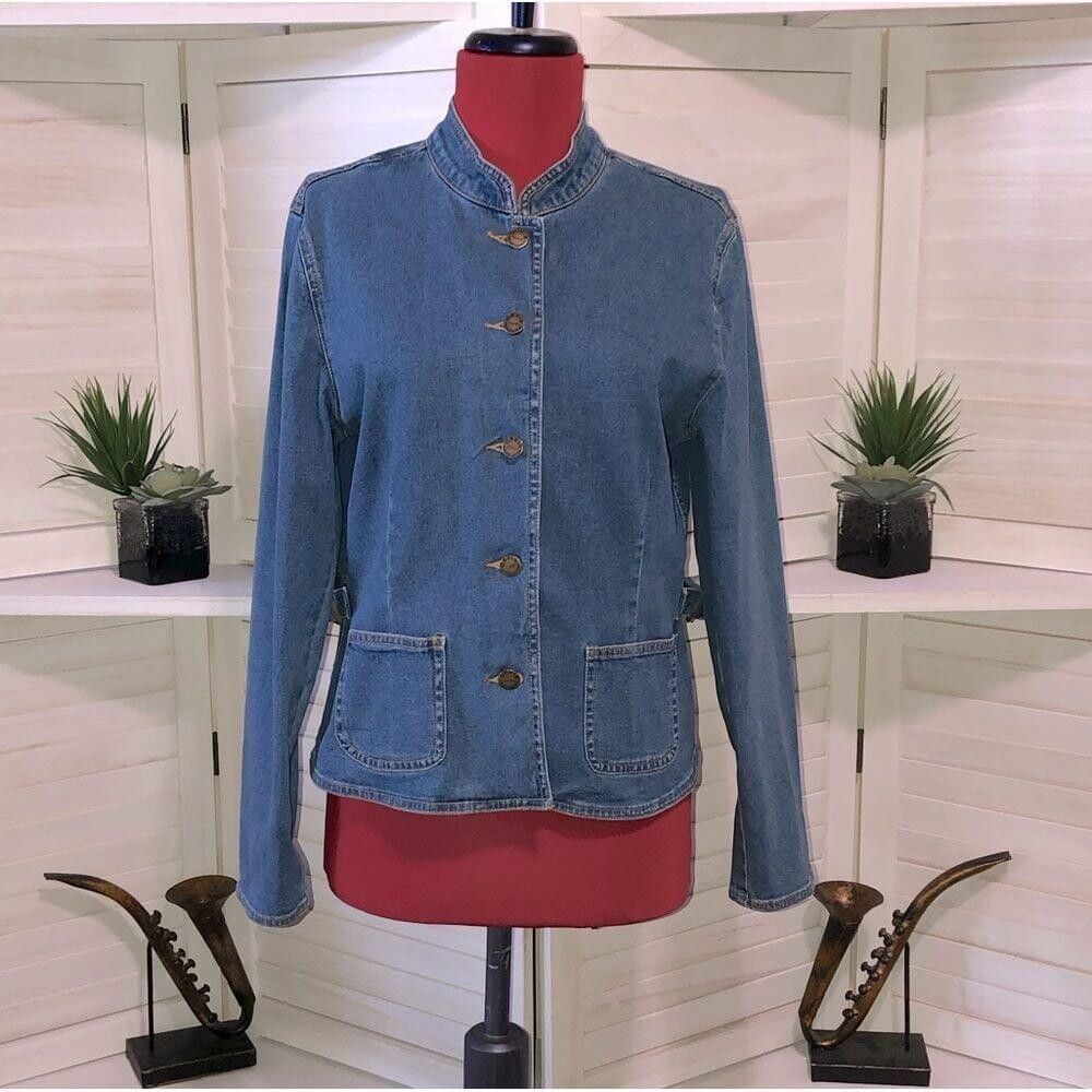 Orvis Orvis vintage 90s blue denim jeans jacket sz M Size M / US 6-8 / IT 42-44 - 1 Thumbnail