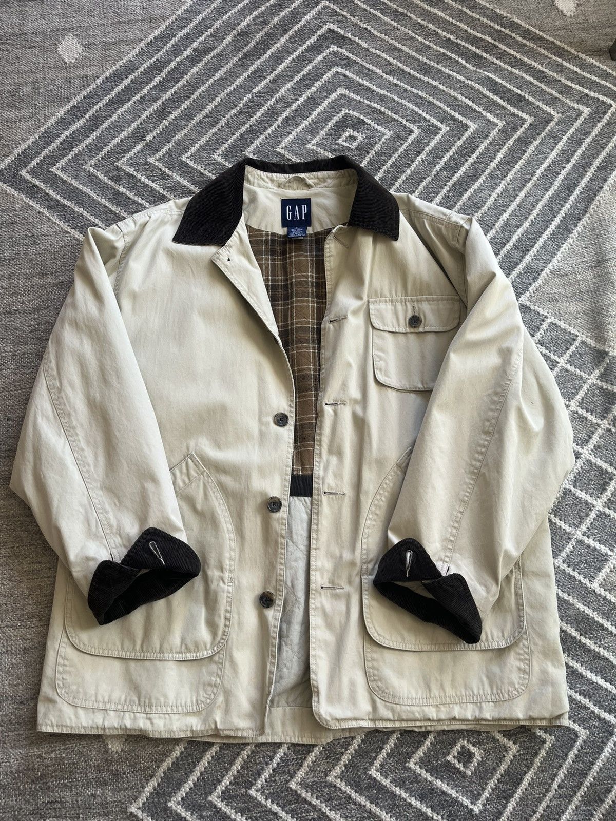 Gap Vintage Gap Field Coat Size US L / EU 52-54 / 3 - 2 Thumbnail