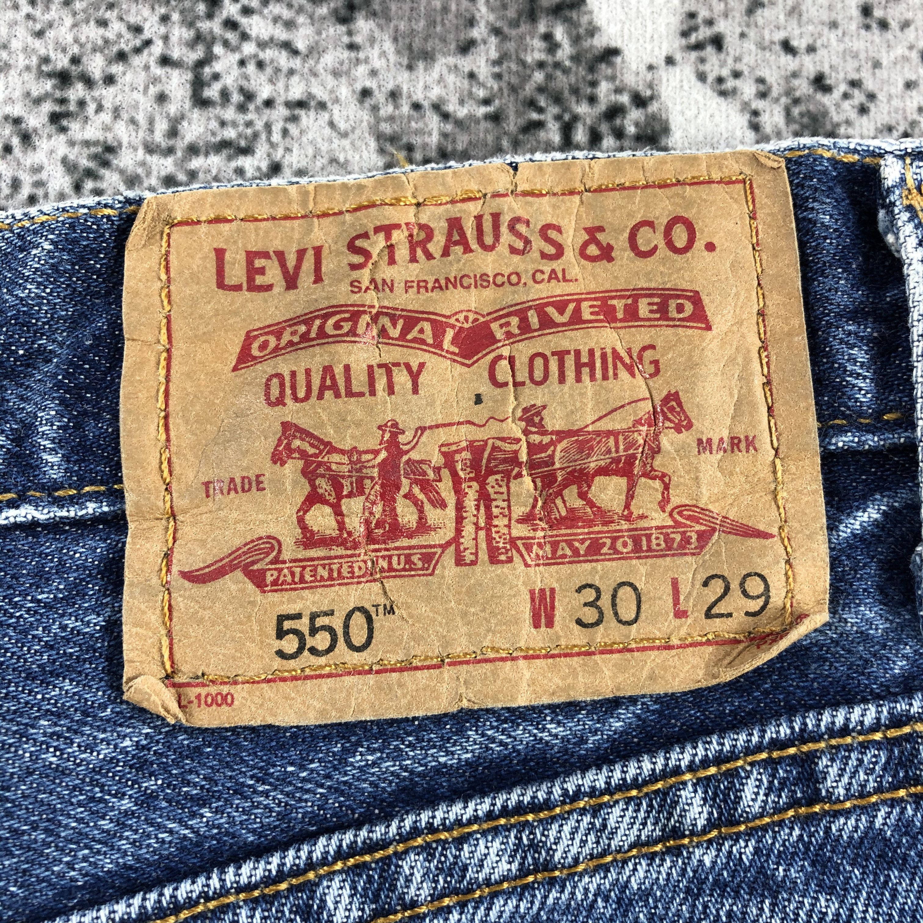 Levi's Vintage Levi's 550 Jeans Faded Blue Denim KJ993 Size US 30 / EU 46 - 5 Thumbnail