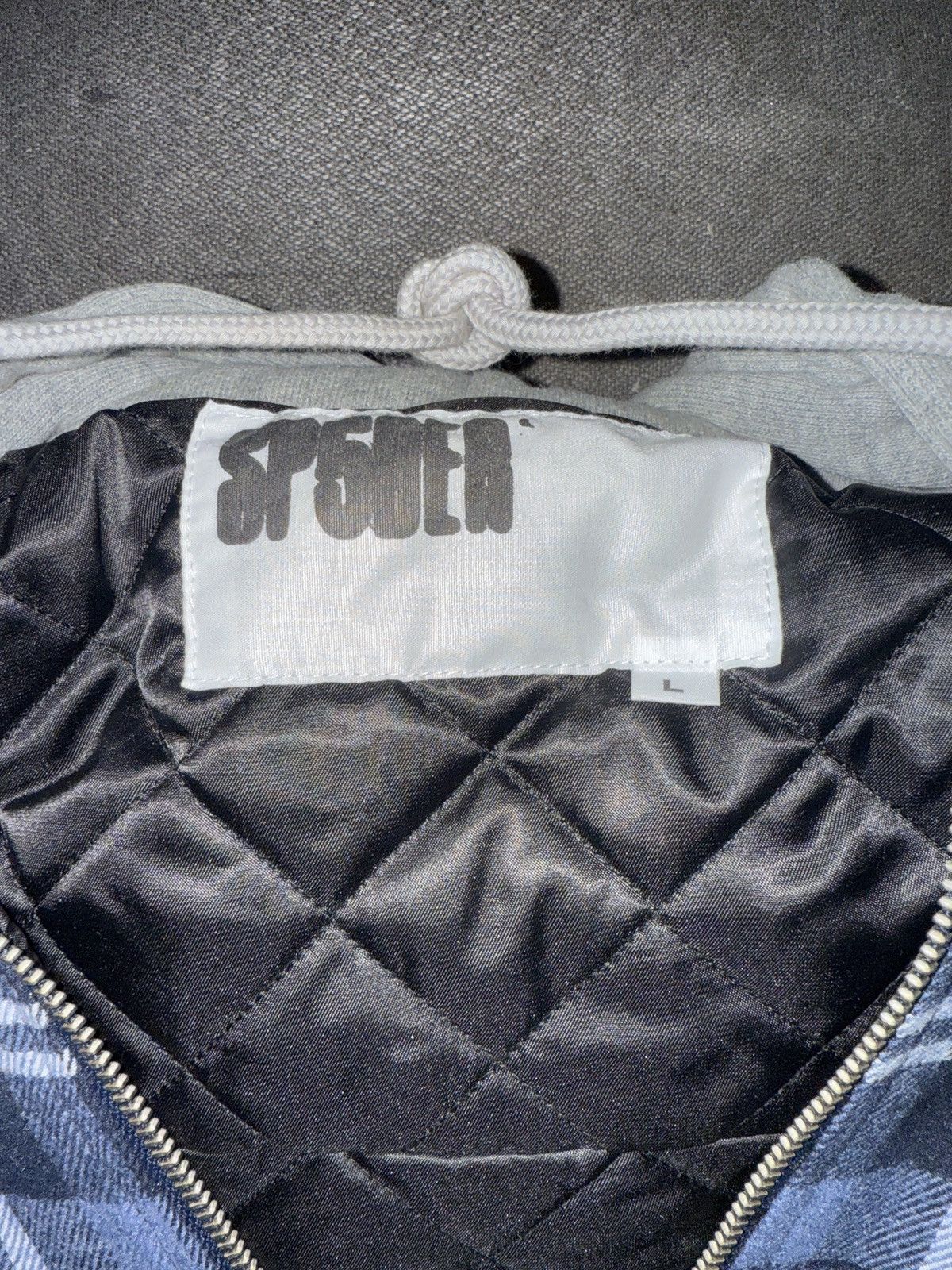Sp5der SP5DER HOODED ZIP FLANNEL SHIRT JACKET / DSWT + RECEIPT Size US L / EU 52-54 / 3 - 3 Thumbnail