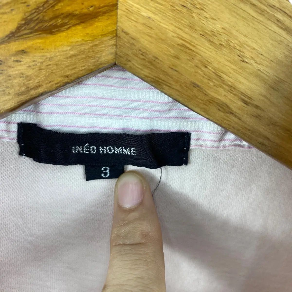Designer INED HOMME By Yohji Yamamoto Polo Shirt Size 3 Size M / US 6-8 / IT 42-44 - 6 Thumbnail