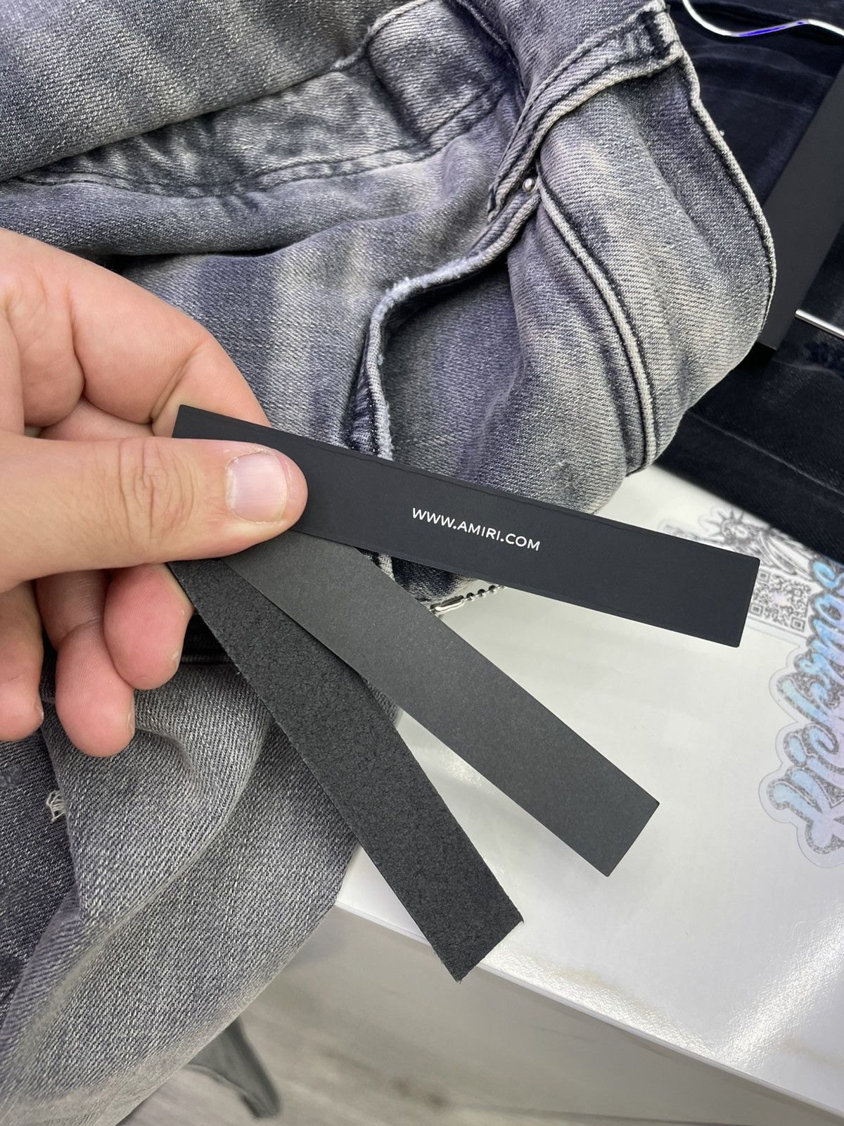 Amiri Amiri Mx1 Grey/Brown Size US 29 - 8 Thumbnail