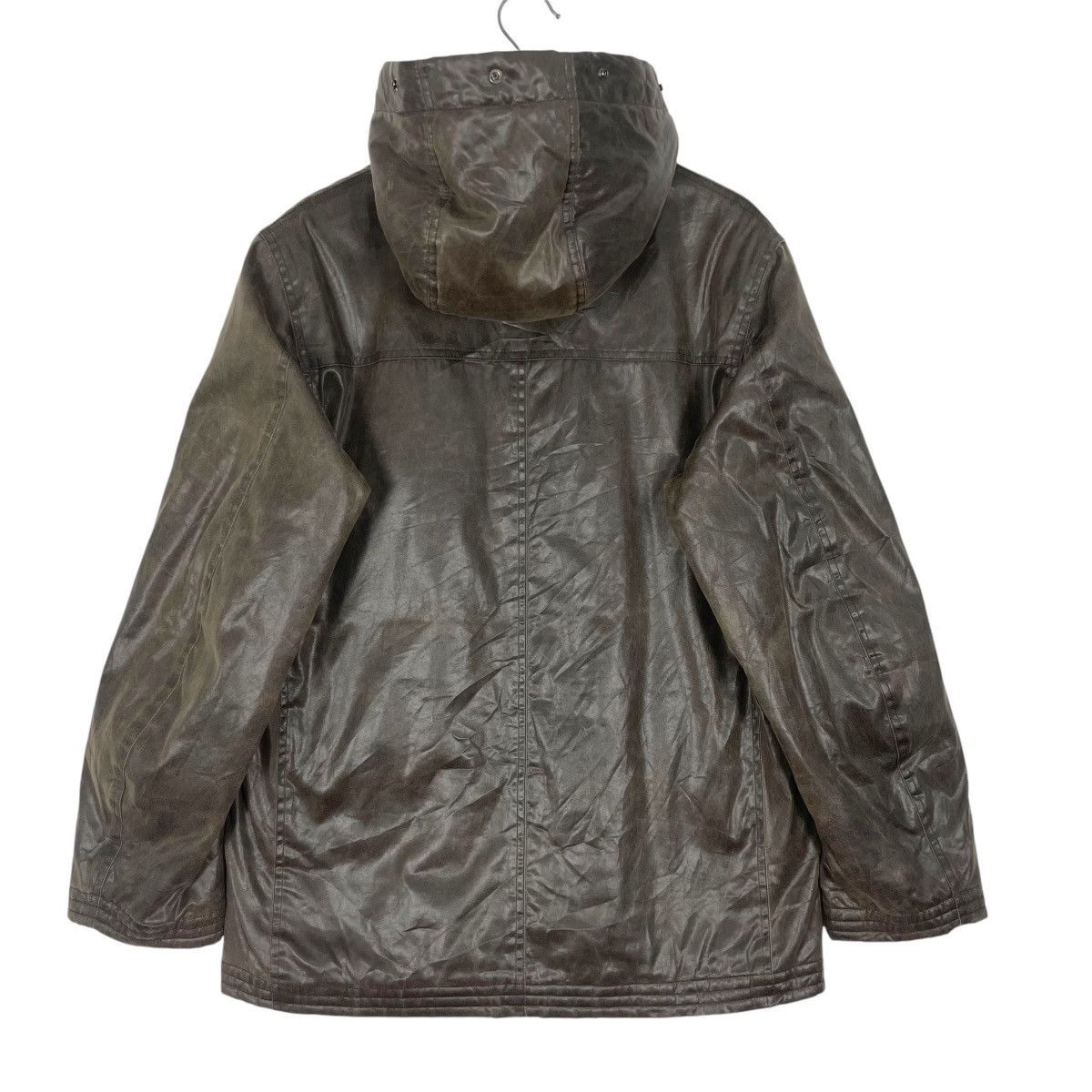 Melrose Vintage Melrose Waxed Jacket Hoodie Japanese Brand Size US M / EU 48-50 / 2 - 15 Thumbnail