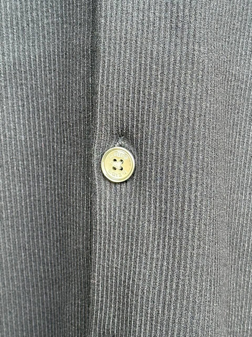 Reiss Reiss Saint Button Jacket Navy Overshirt Ribbed Viscose Size US L / EU 52-54 / 3 - 9 Thumbnail