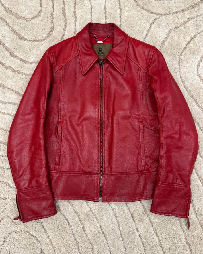 Dolce & Gabbana Dolce & Gabbana red trucker Jacket (S) Size US S / EU 44-46 / 1 - 1 Thumbnail