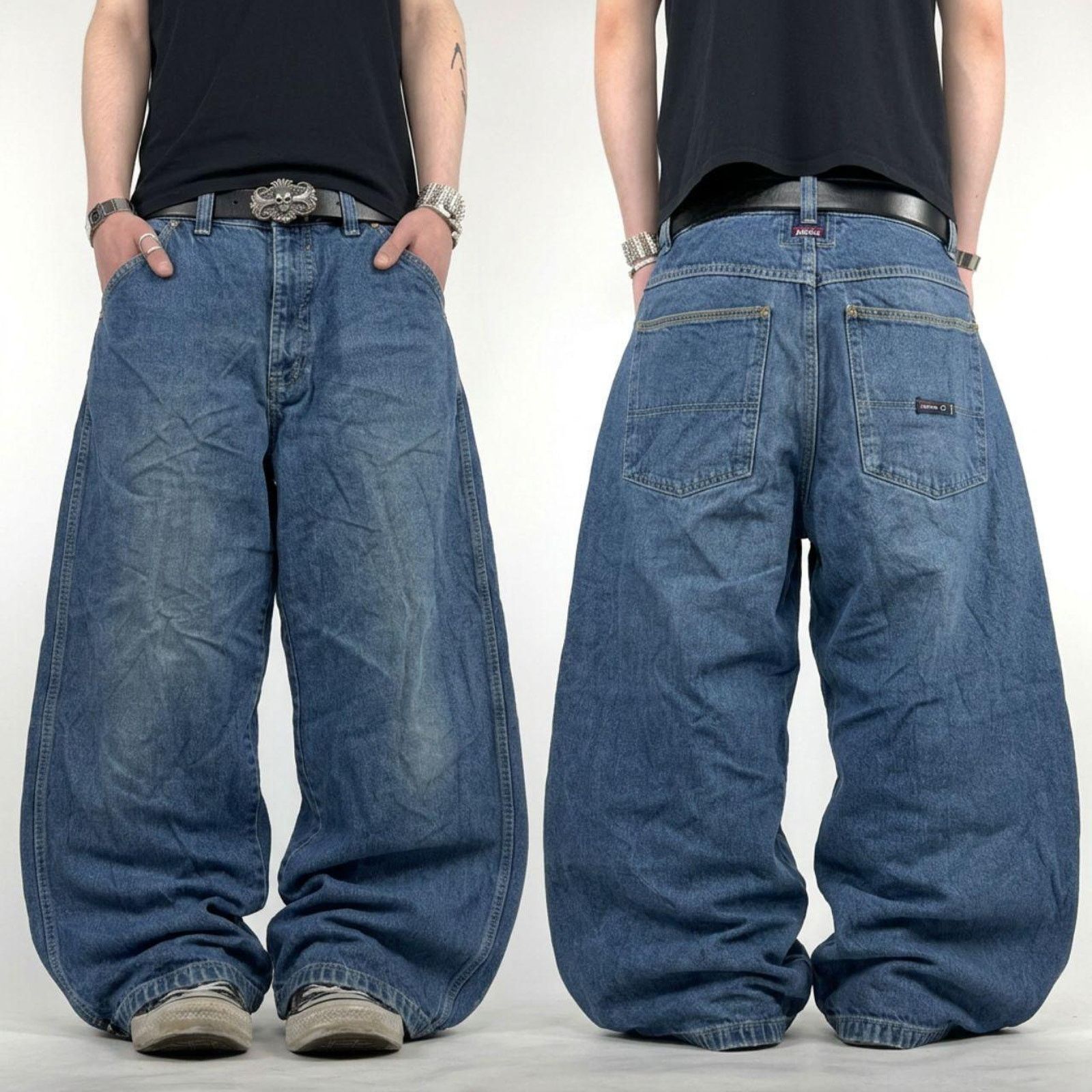 Japanese Brand Archive JOHNNY WOLF Visual Kei ankle zipper's jeans