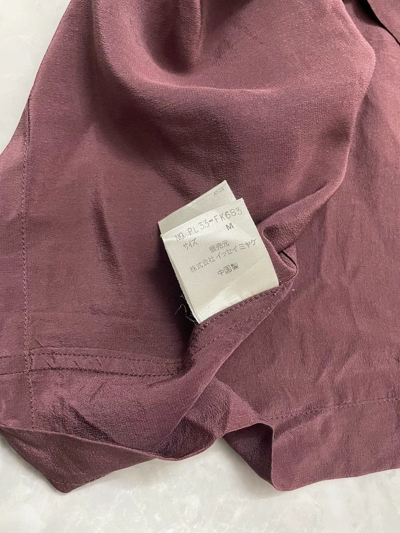 Issey Miyake issey miyake Wine red silk blouse 2505-Nextarrow Size M / US 6-8 / IT 42-44 - 6 Thumbnail