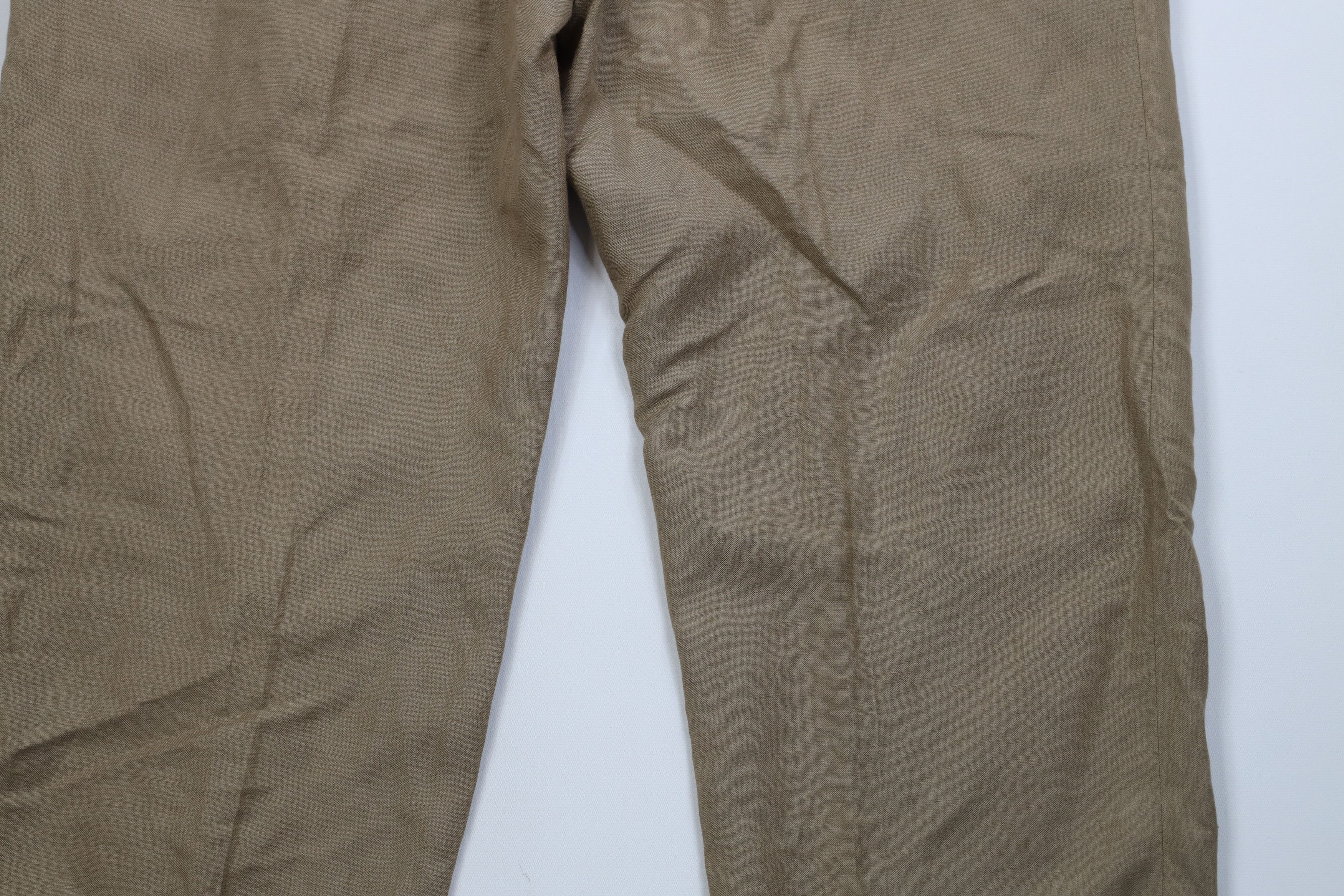 Vintage Vintage 90s Streetwear Linen Blend Wide Leg Chino Pants Size US 38 / EU 54 - 13 Thumbnail