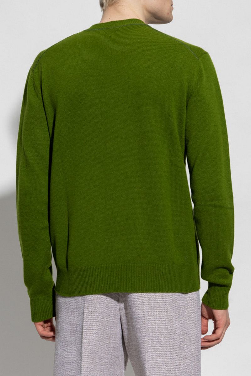 Bottega Veneta BOTTEGA VENETA Jalapeno green cashmere sweater Medium q Size US M / EU 48-50 / 2 - 4 Thumbnail