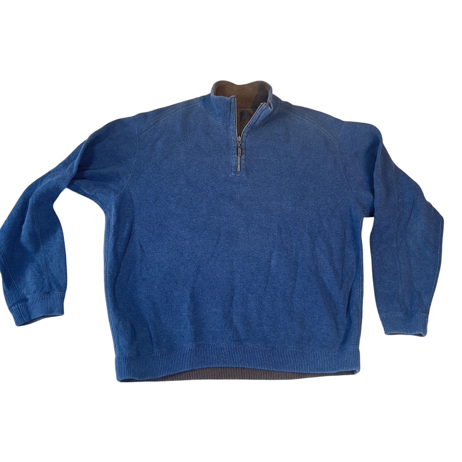 Tommy Bahama Tommy Bahama 1/4 Zip Men's XL High Neck Sweater Reversible Size US XL / EU 56 / 4 - 1 Thumbnail