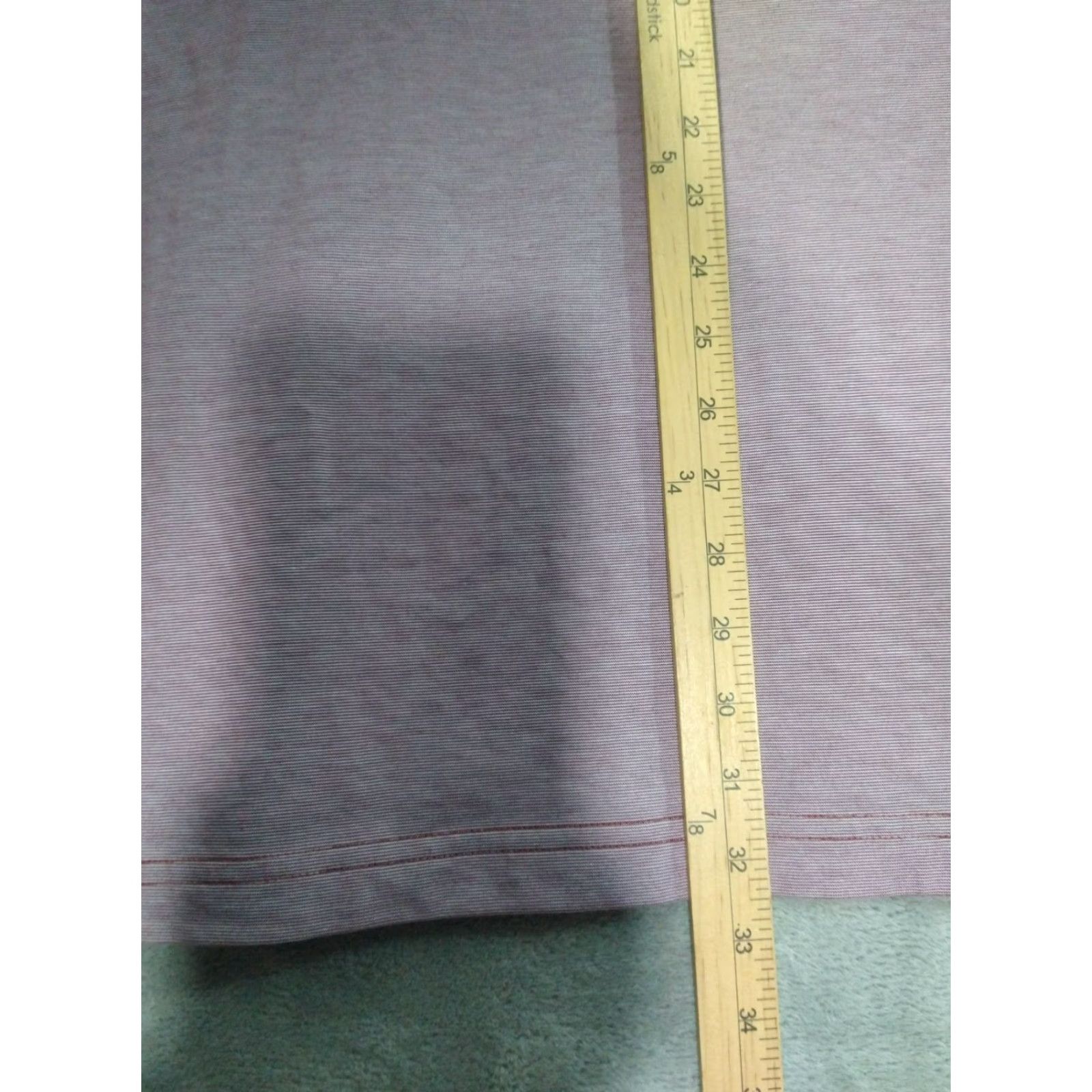 TravisMathew Travis Mathew Shirt Men 3XL Red Striped Polo Short Sleeve Golf Pima Cotton Blend Size US XXL / EU 58 / 5 - 3 Thumbnail