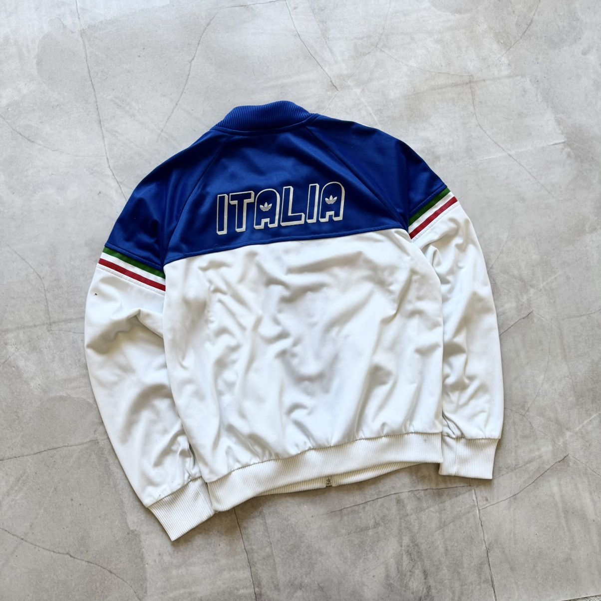 Adidas Vintage Adidas Italy Reprint 1982 Football Track Zip Y2K Size US S / EU 44-46 / 1 - 3 Thumbnail
