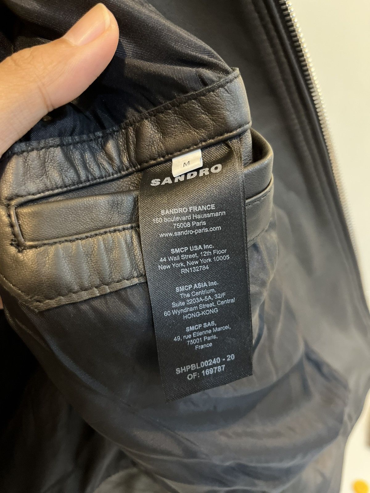 Sandro €995 Biker Leather Jacket Size US M / EU 48-50 / 2 - 6 Thumbnail