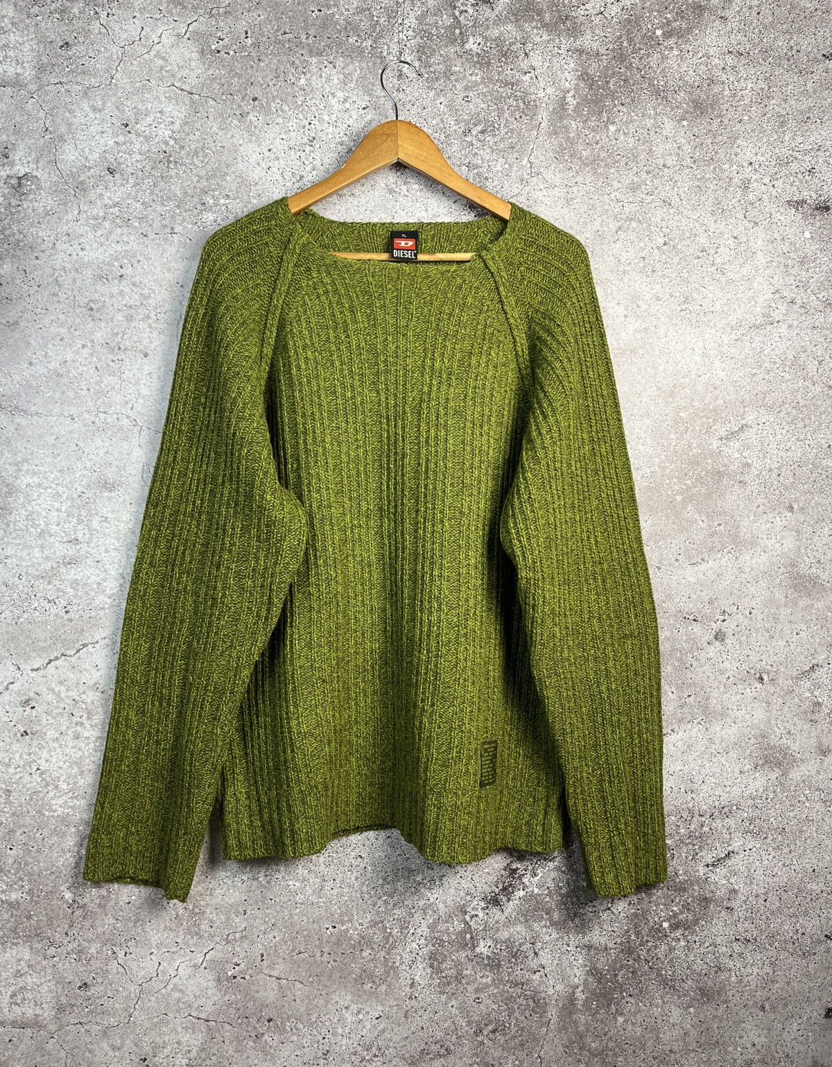 Diesel Rare Avantgarde Y2K Wool Sweater Size US XL / EU 56 / 4 - 1 Thumbnail
