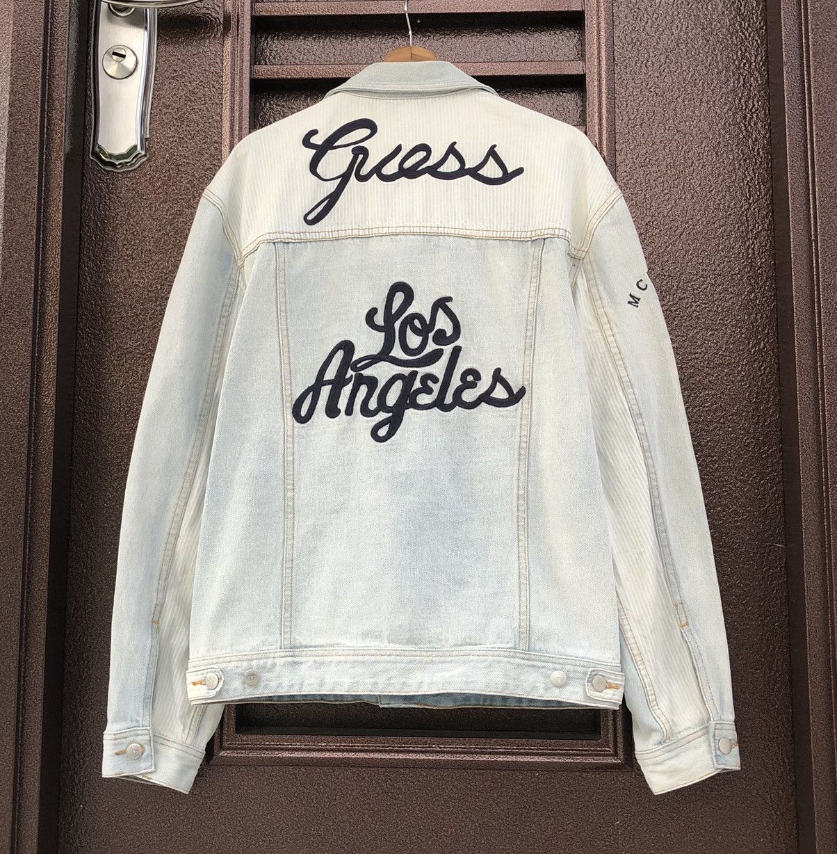 Guess Guess Los Angeles Oversized Vintage Denim Jacket Size US M / EU 48-50 / 2 - 2 Thumbnail