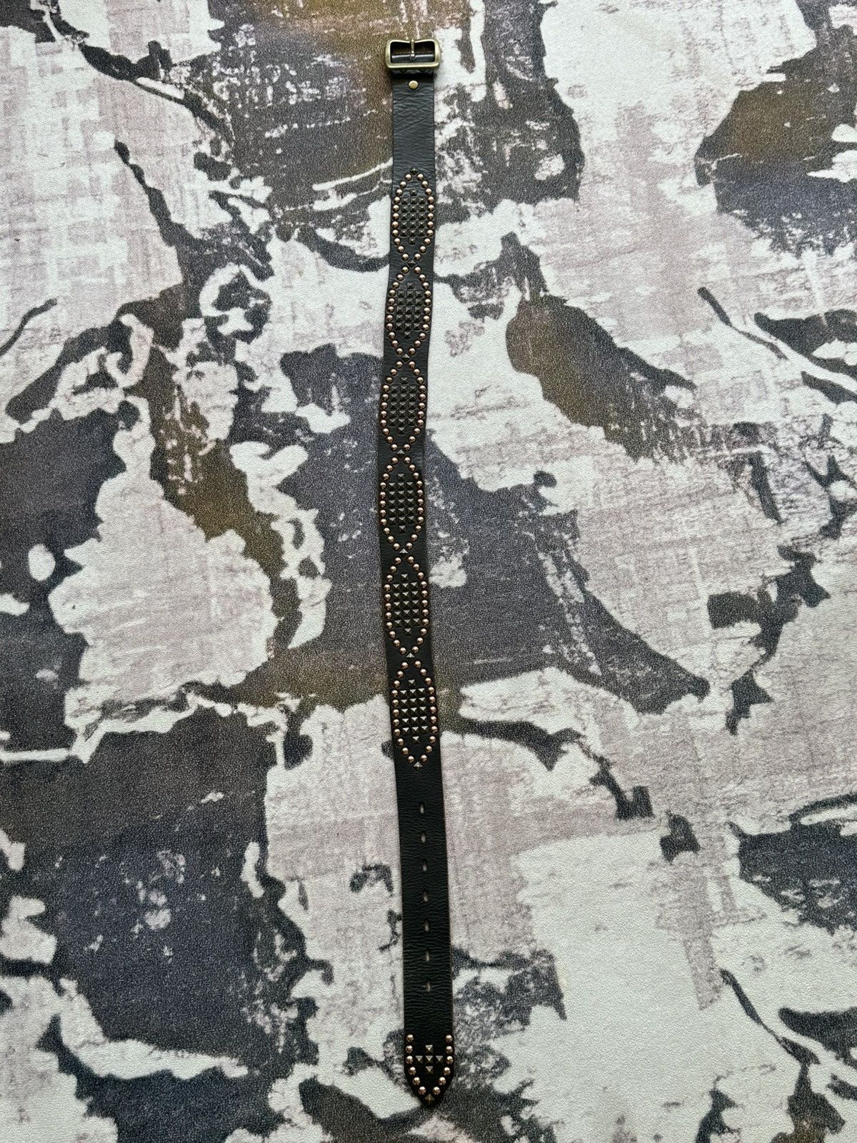 Tete Homme 2000's HALB by Tete Homme studded leather belt Size ONE SIZE - 7 Thumbnail