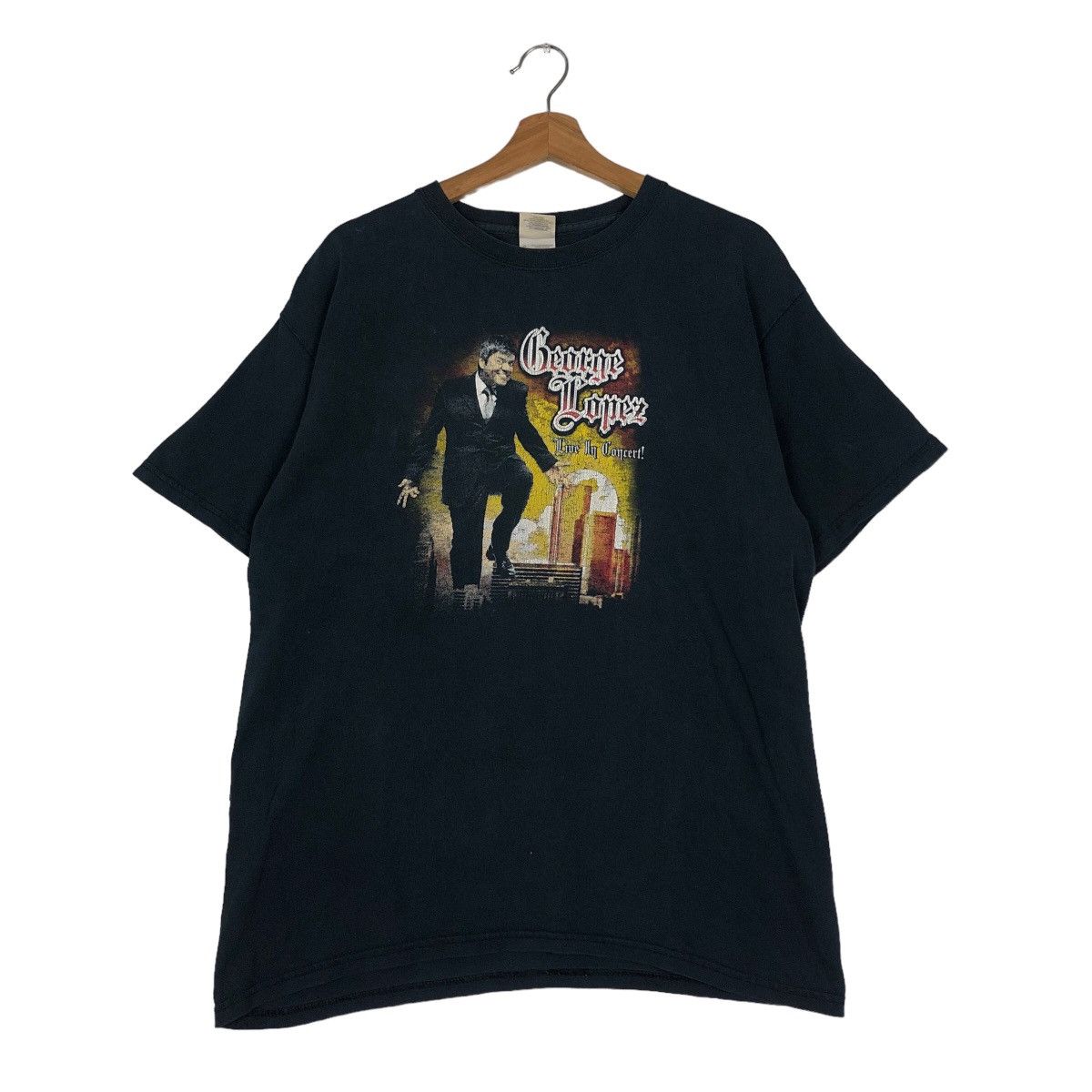 Band Tees 🔥Vintage Band Tees Solo Singer George Lopez Big Logo Size US L / EU 52-54 / 3 - 1 Thumbnail