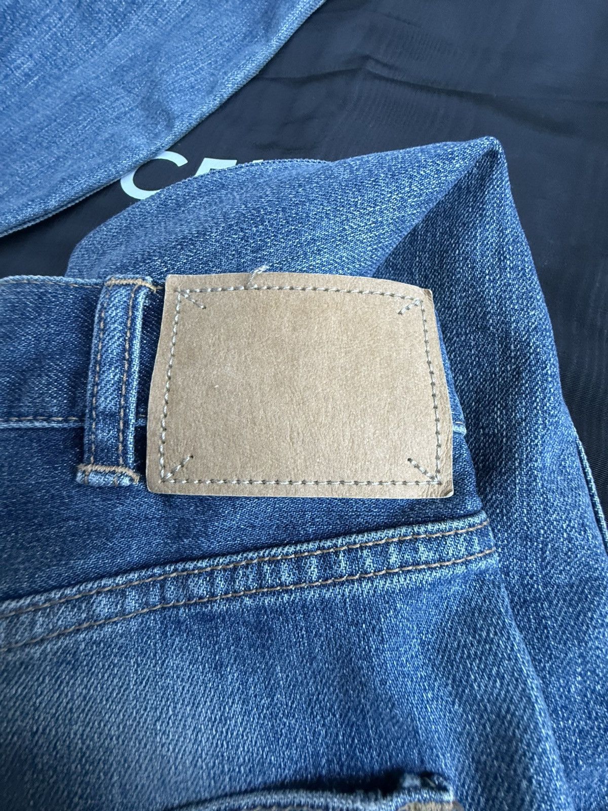 Celine FW22 Celine Hedi Slimane blue skinny jeans in Union wash 29 Size US 29 - 19 Thumbnail