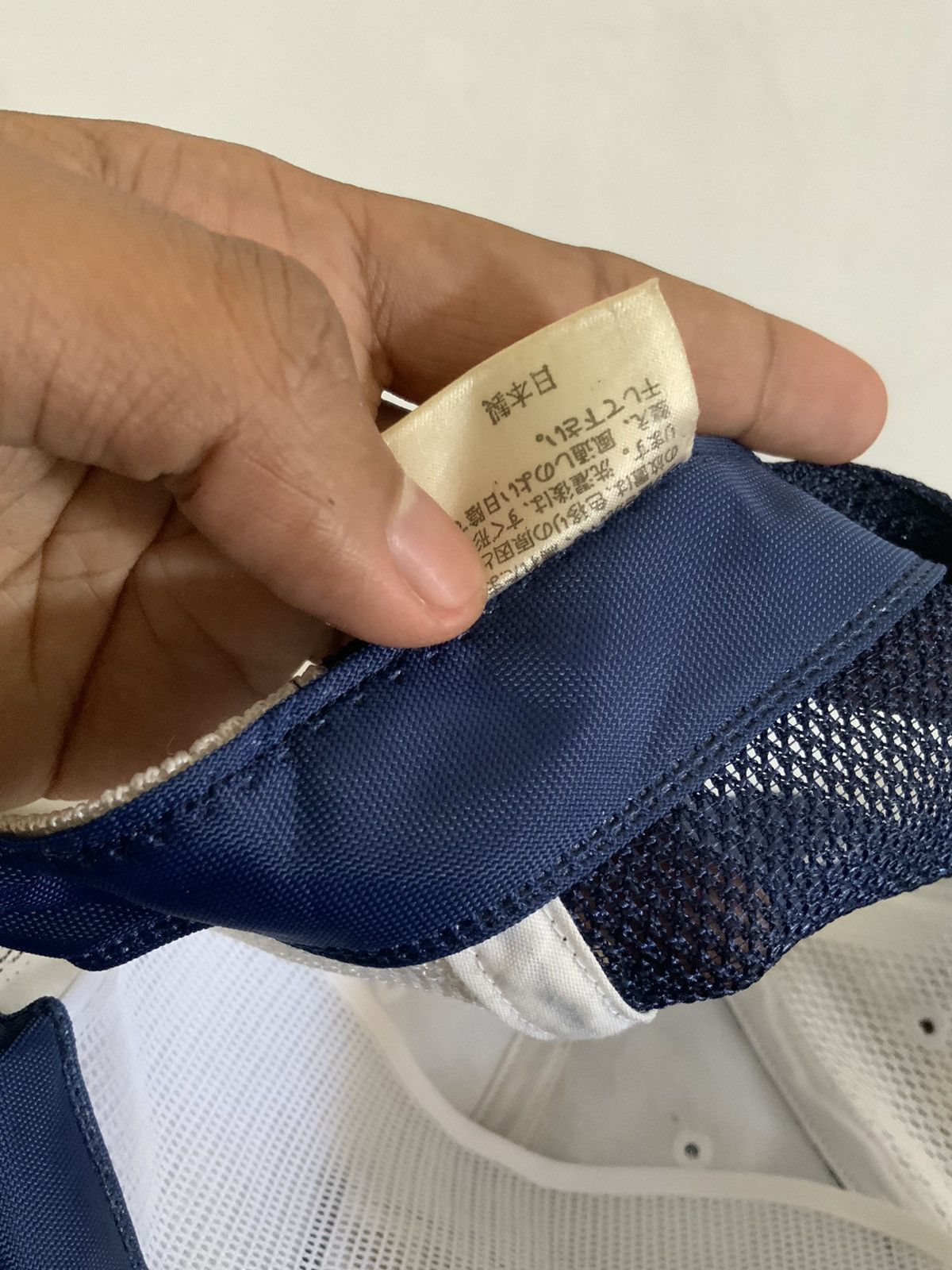 Japanese Brand Vintage Indigo K.H.B.H Trucker Hat Size ONE SIZE - 11 Thumbnail