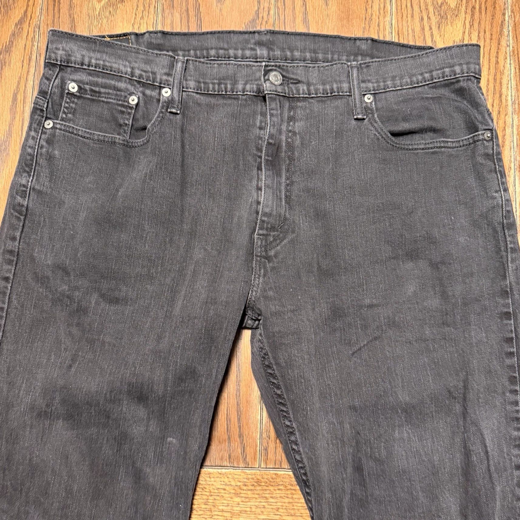 Levi's Levi’s 569 Loose Straight Faded Black Jeans Men’s 38x34 Stretch Denim Size US 38 / EU 54 - 3 Thumbnail