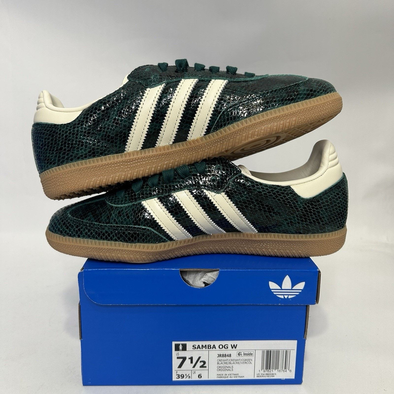 Adidas adidas Samba OG Snakeskin Pack - “Collegiate Green” JR8848 Size US 7.5 / IT 37.5 - 2 Thumbnail