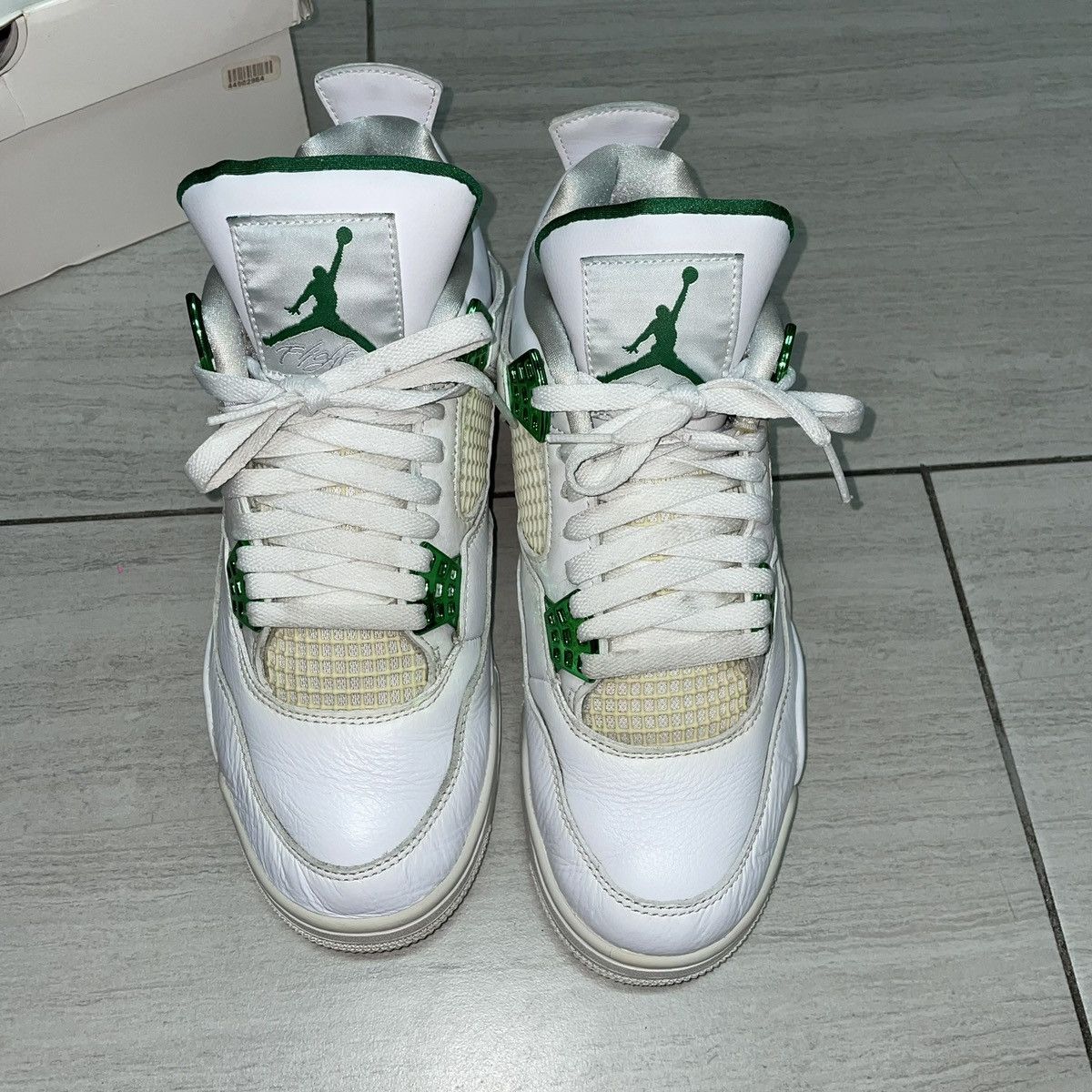 Jordan Brand Jordan 4 Metallic Green Mens size 7.5 Size US 7.5 / EU 40-41 - 8 Thumbnail