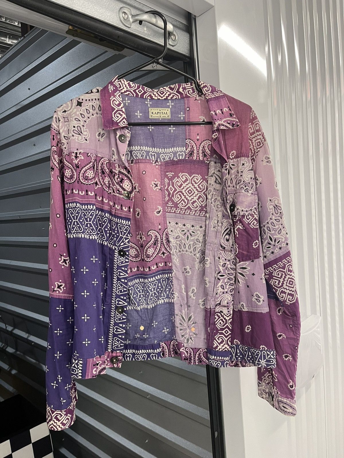 Kapital × Kapital Kountry Kapital Kountry Bandana Shirt Purple Size US L / EU 52-54 / 3 - 1 Thumbnail