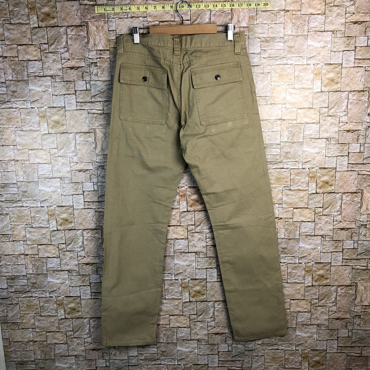 Japanese Brand Uniqlo japan vintage tactical Brown cargo Pants #A128 Size US 31 - 16 Thumbnail