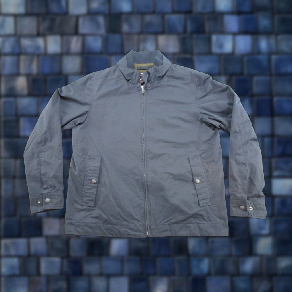 Superdry Superdry Bomber Jacket Full Zip Navy Blue Men L Zip Coat, Cotton Blend, Logo, Regular Fit, Spring Winter, Casual, Mens Size US L / EU 52-54 / 3 - 1 Thumbnail