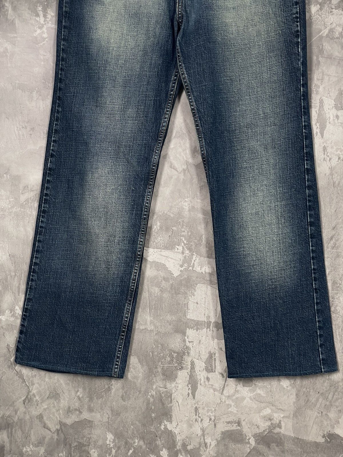 Diesel × Vintage Y2K Vintage Diesel Embroidered Logo Distressed Denim Jeans Size US 34 / EU 50 - 5 Thumbnail