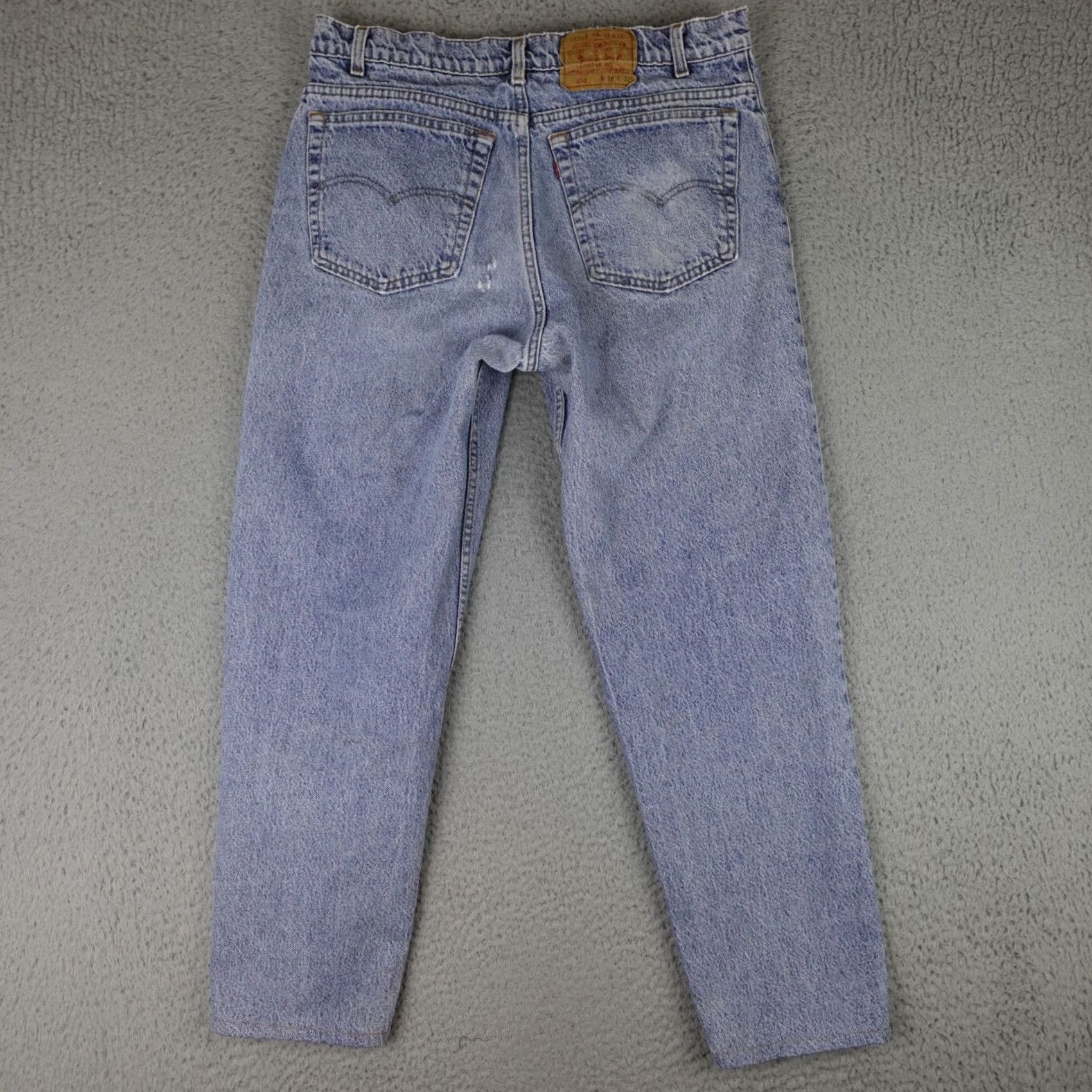 Levi's VINTAGE Levi’s 550 Jeans 38x32 Blue Denim Relaxed Fit Light USA Men's Jeans 90s Realted? Size US 38 / EU 54 - 2 Thumbnail