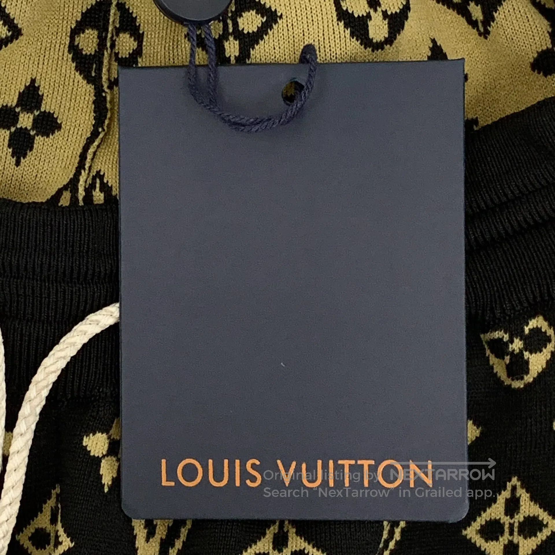 Louis Vuitton Louis Vuitton size XS Black Logo Monogram Printed Silk Tie Size US 27 - 9 Thumbnail