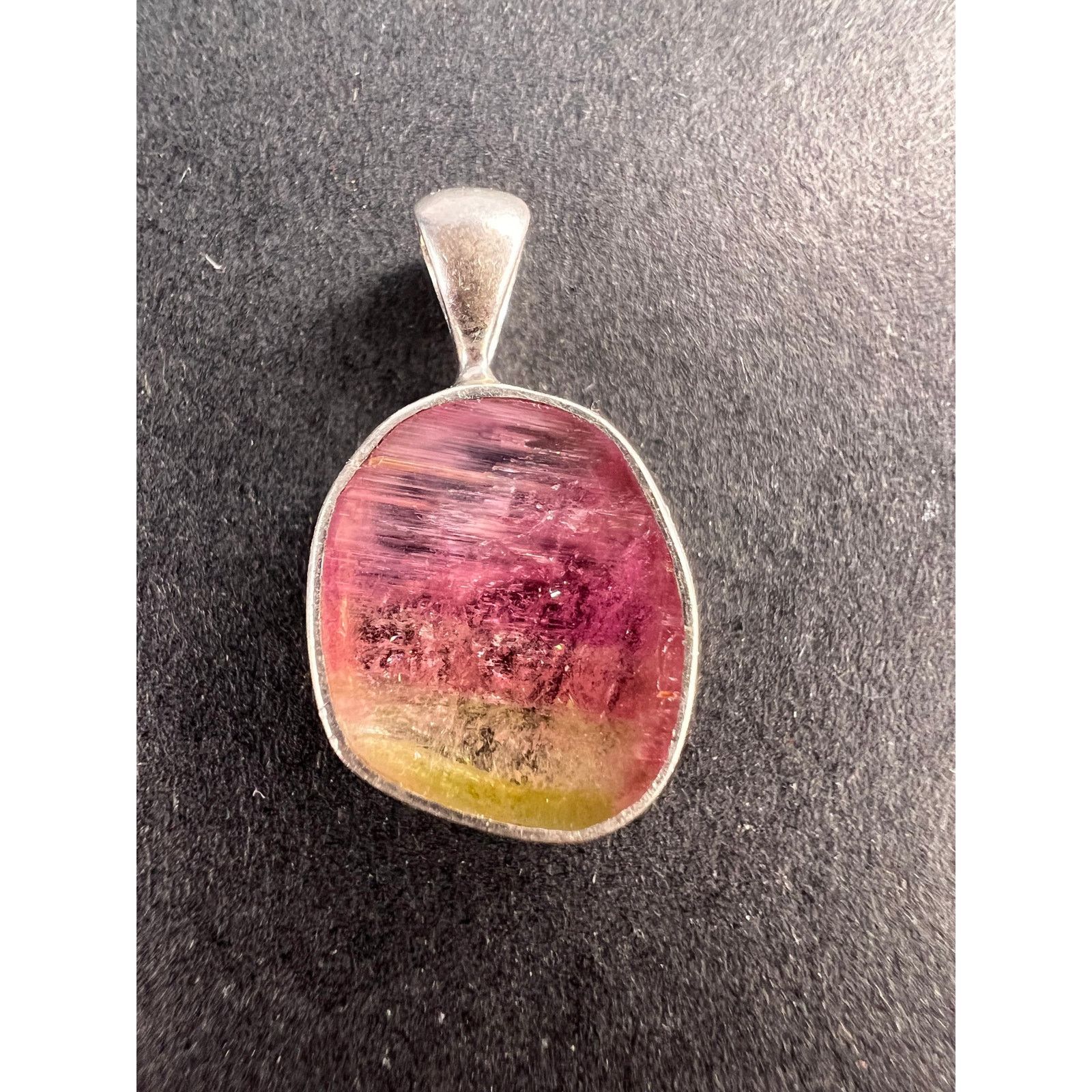 Other NEW watermelon bi color tourmaline 925 pendant 1.24 grams Size ONE SIZE - 1 Thumbnail