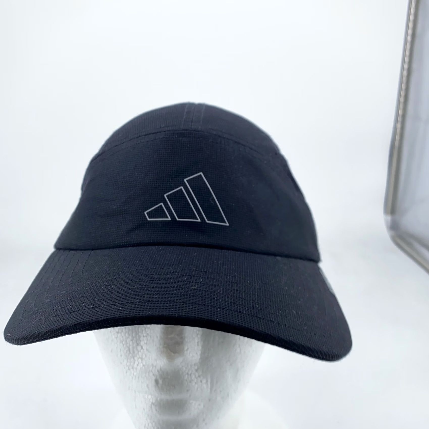 Adidas Adidas Hat Cap Strap Back Mens Black AEROREADY Running Lightweight Size ONE SIZE - 2 Thumbnail
