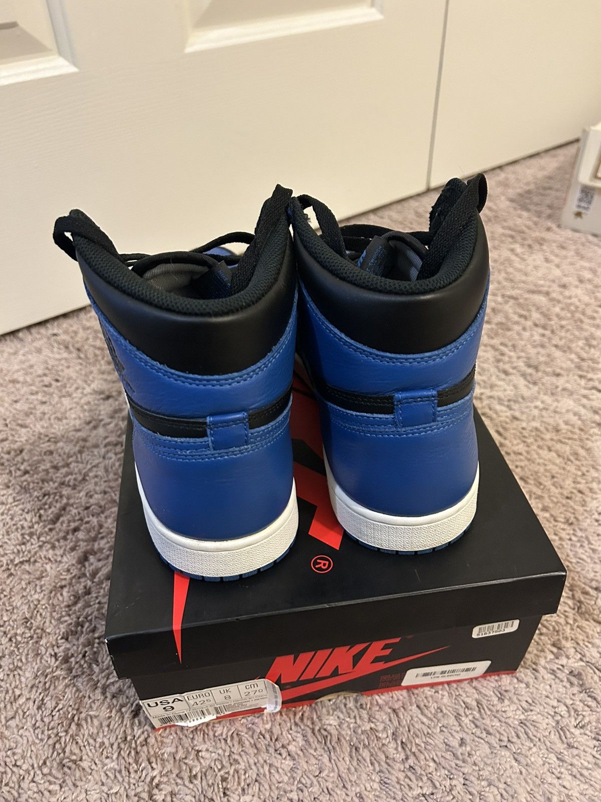 Jordan Brand Jordan 1 Retro OG Royal 2017 - Size 9 Size US 9 / EU 42 - 5 Thumbnail