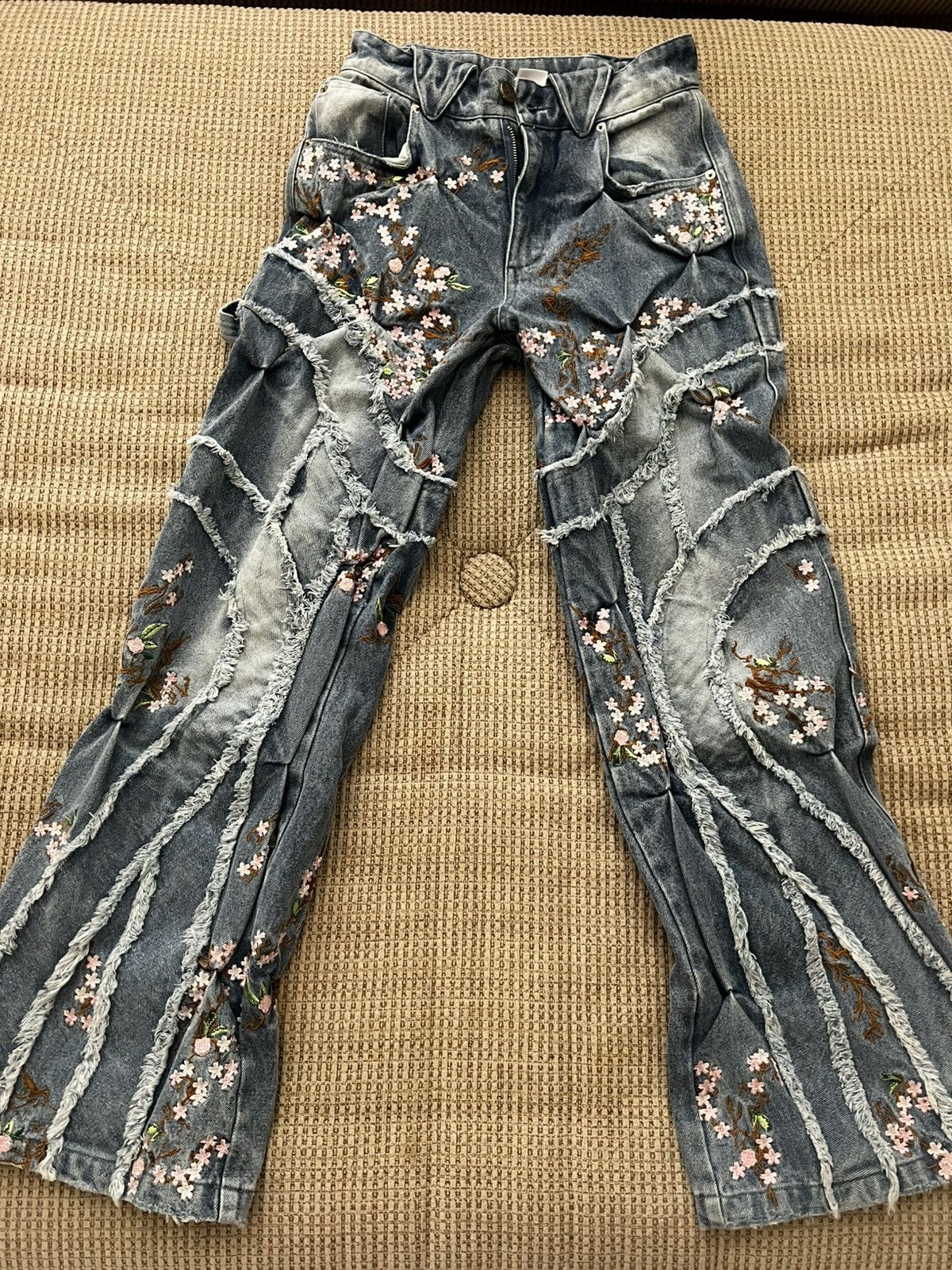 Bad Son BADSON CHERRY BLOSSOM OVERGROWTH DENIM | Grailed