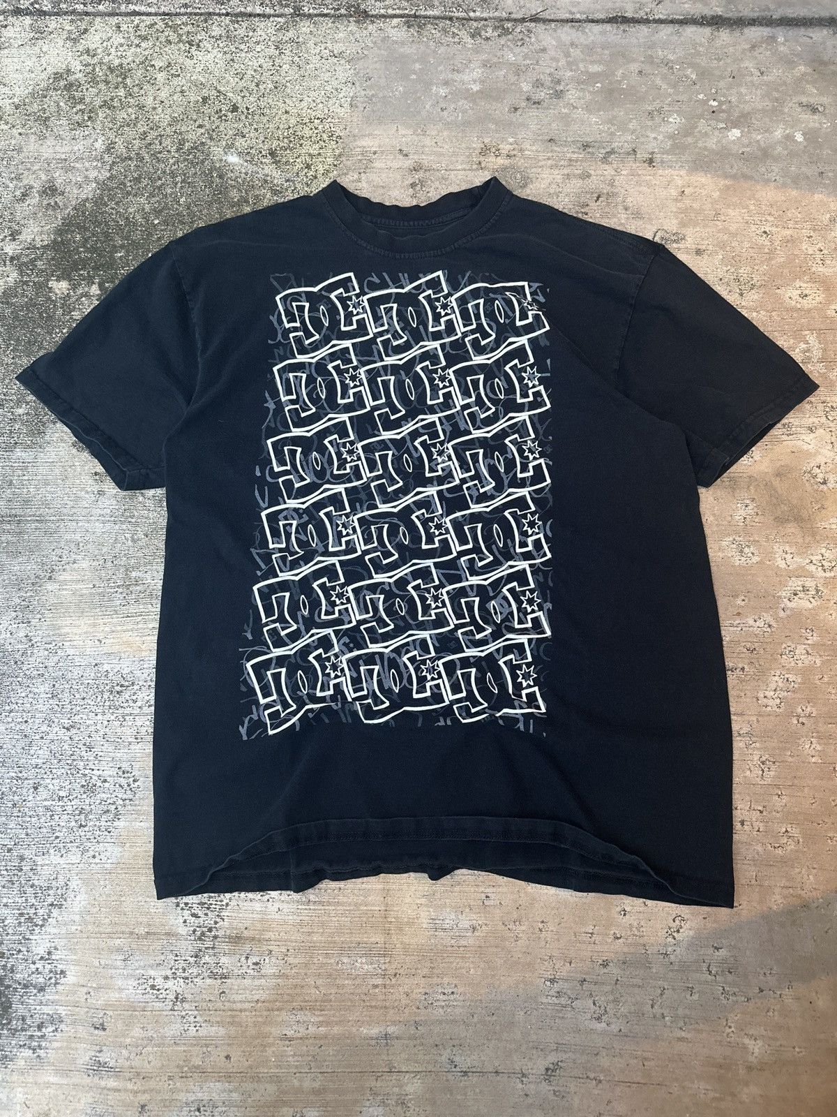 DC × Vintage Vintage Y2K black dc skateboarding skatewear tshirt Size US XL / EU 56 / 4 - 1 Thumbnail