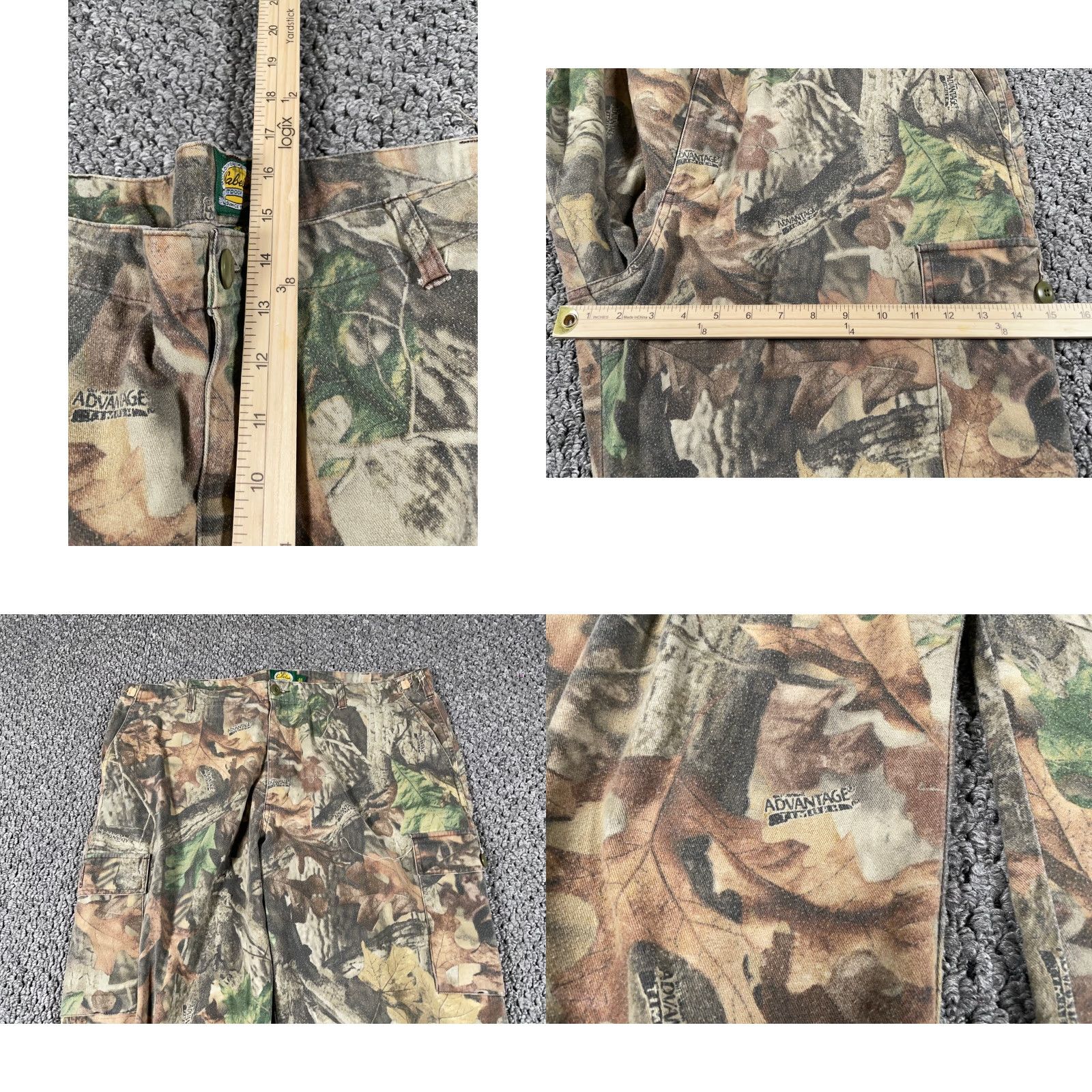 Vintage VINTAGE Cabela's Pants Cargo Camouflage Flannel 42x32 80s 90s Outdoor Nature Baggy? Size US 42 / EU 58 - 8 Thumbnail