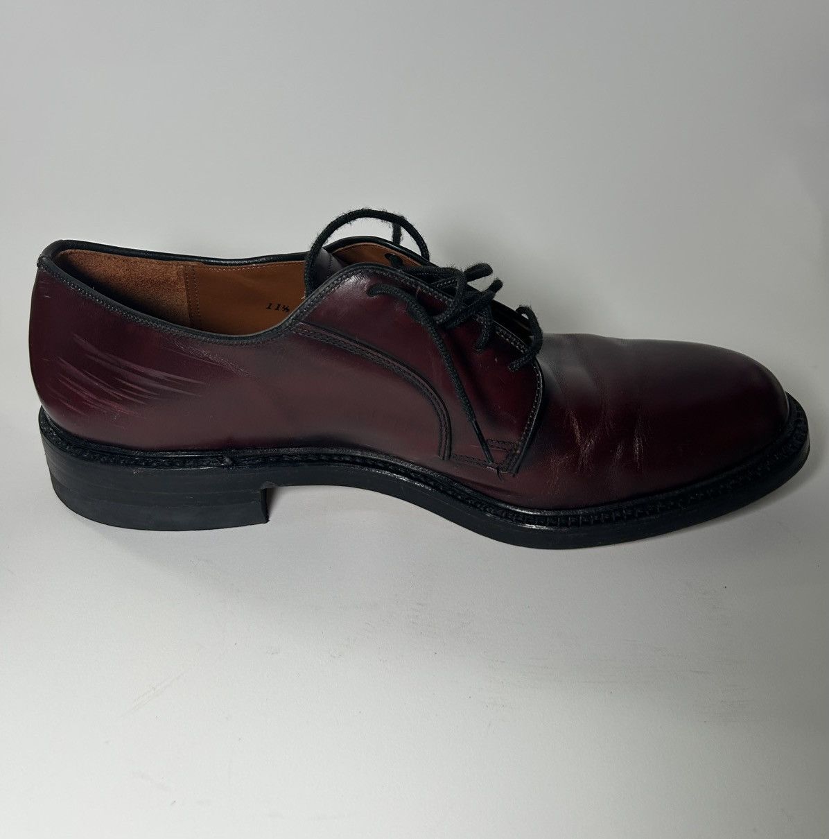 Dack's Dack’s Red Leather Derbies Size US 11.5 / EU 44-45 - 8 Thumbnail