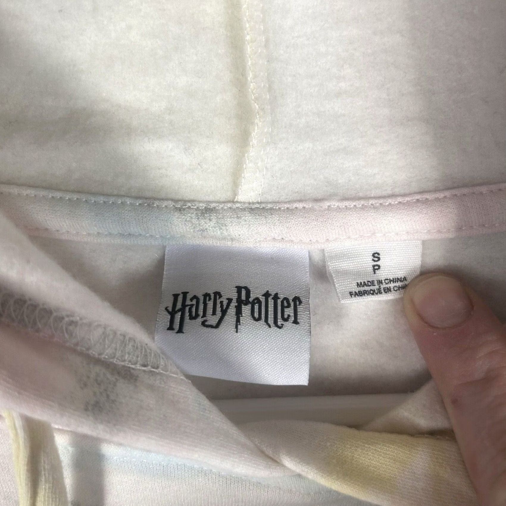 Vintage Harry Potter Hoodie Womens Small Tye Die Deathly Hallows Wizard HP Size S / US 4 / IT 40 - 4 Thumbnail